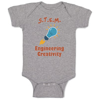 Baby Clothes S.T.E.M. Engineering Creativity Geek Nerd Baby Bodysuits Cotton