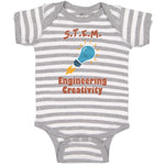 Baby Clothes S.T.E.M. Engineering Creativity Geek Nerd Baby Bodysuits Cotton