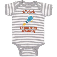 Baby Clothes S.T.E.M. Engineering Creativity Geek Nerd Baby Bodysuits Cotton