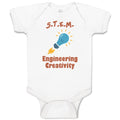 Baby Clothes S.T.E.M. Engineering Creativity Geek Nerd Baby Bodysuits Cotton