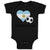 Baby Clothes Argentinian Soccer Argentina Football Baby Bodysuits Cotton