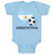 Baby Clothes Argentinian Soccer Argentina Football Baby Bodysuits Cotton