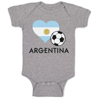 Baby Clothes Argentinian Soccer Argentina Football Baby Bodysuits Cotton