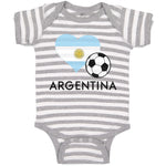 Baby Clothes Argentinian Soccer Argentina Football Baby Bodysuits Cotton