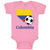 Baby Clothes Colombian Soccer Colombia Football Baby Bodysuits Boy & Girl Cotton