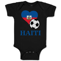 Baby Clothes Haitian Soccer Haiti Football Football Baby Bodysuits Cotton