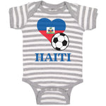 Baby Clothes Haitian Soccer Haiti Football Football Baby Bodysuits Cotton
