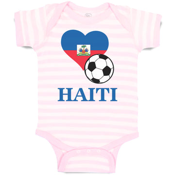 Baby Clothes Haitian Soccer Haiti Football Football Baby Bodysuits Cotton
