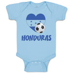 Baby Clothes Honduran Soccer Honduras Football Football Baby Bodysuits Cotton
