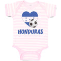 Baby Clothes Honduran Soccer Honduras Football Football Baby Bodysuits Cotton
