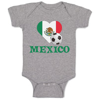 Baby Clothes Mexican Soccer Mexico Football Football Baby Bodysuits Cotton