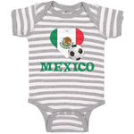 Baby Clothes Mexican Soccer Mexico Football Football Baby Bodysuits Cotton