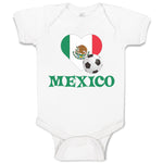 Baby Clothes Mexican Soccer Mexico Football Football Baby Bodysuits Cotton