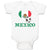 Baby Clothes Mexican Soccer Mexico Football Football Baby Bodysuits Cotton