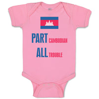 Baby Clothes Part Cambodian All Trouble Baby Bodysuits Boy & Girl Cotton