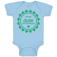 Baby Clothes I'M So Irish I Poop Shamrocks Baby Bodysuits Boy & Girl Cotton