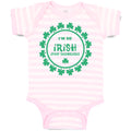Baby Clothes I'M So Irish I Poop Shamrocks Baby Bodysuits Boy & Girl Cotton