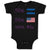 Baby Clothes 50% Honduran + 50% Usa = 100% Me Baby Bodysuits Boy & Girl Cotton