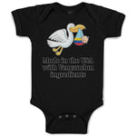 Baby Clothes Made in The Usa with Venezuelan Ingredients Baby Bodysuits Cotton