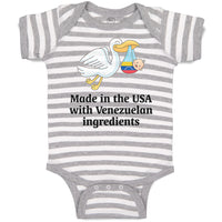 Baby Clothes Made in The Usa with Venezuelan Ingredients Baby Bodysuits Cotton