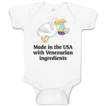 Baby Clothes Made in The Usa with Venezuelan Ingredients Baby Bodysuits Cotton