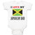 Baby Clothes I Love My Jamaican Dad Style B Baby Bodysuits Boy & Girl Cotton