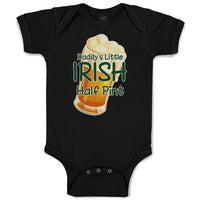 Baby Clothes Daddy's Little Irish Half Pint St Patrick's Baby Bodysuits Cotton