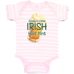 Baby Clothes Daddy's Little Irish Half Pint St Patrick's Baby Bodysuits Cotton