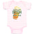 Baby Clothes Daddy's Little Irish Half Pint St Patrick's Baby Bodysuits Cotton