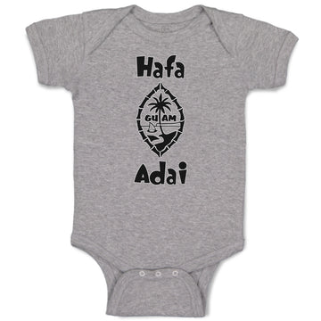 Baby Clothes Hafa Adai Baby Bodysuits Boy & Girl Newborn Clothes Cotton