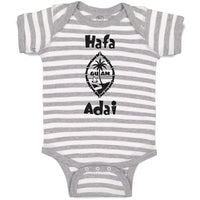 Baby Clothes Hafa Adai Baby Bodysuits Boy & Girl Newborn Clothes Cotton