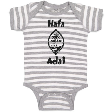 Baby Clothes Hafa Adai Baby Bodysuits Boy & Girl Newborn Clothes Cotton