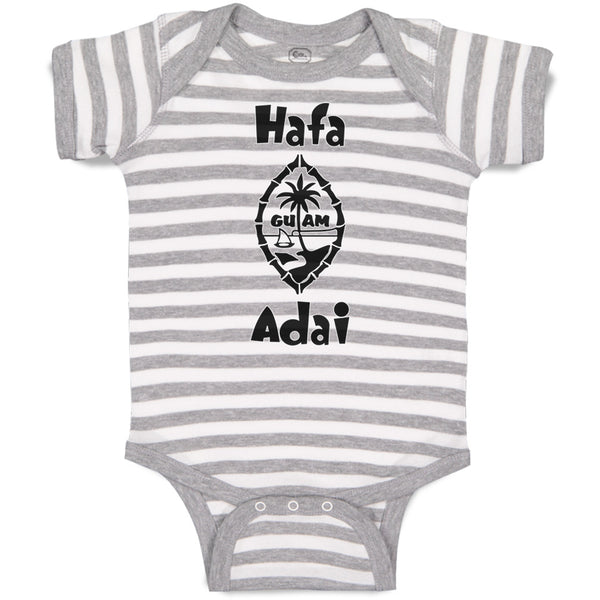 Baby Clothes Hafa Adai Baby Bodysuits Boy & Girl Newborn Clothes Cotton