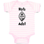 Baby Clothes Hafa Adai Baby Bodysuits Boy & Girl Newborn Clothes Cotton