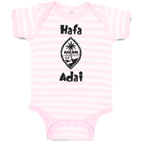 Baby Clothes Hafa Adai Baby Bodysuits Boy & Girl Newborn Clothes Cotton