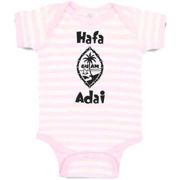 Baby Clothes Hafa Adai Baby Bodysuits Boy & Girl Newborn Clothes Cotton