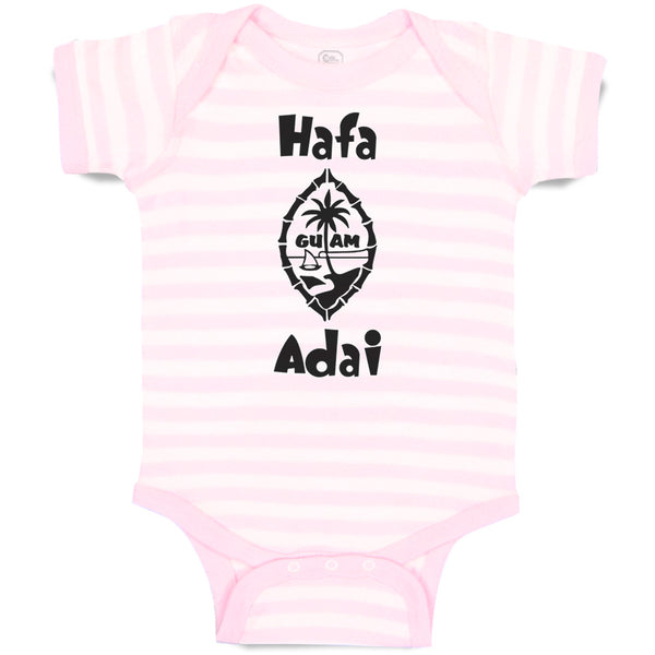 Baby Clothes Hafa Adai Baby Bodysuits Boy & Girl Newborn Clothes Cotton
