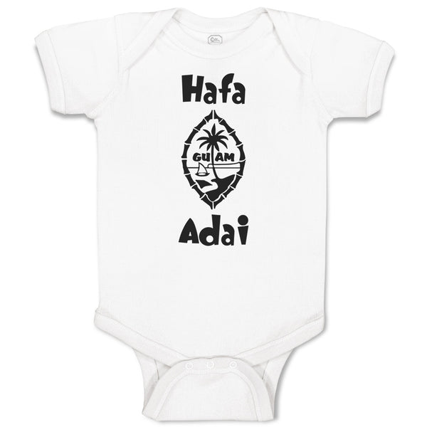 Baby Clothes Hafa Adai Baby Bodysuits Boy & Girl Newborn Clothes Cotton