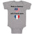 Baby Clothes Made in America with French Parts Baby Bodysuits Boy & Girl Cotton