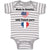 Baby Clothes Made in America with French Parts Baby Bodysuits Boy & Girl Cotton