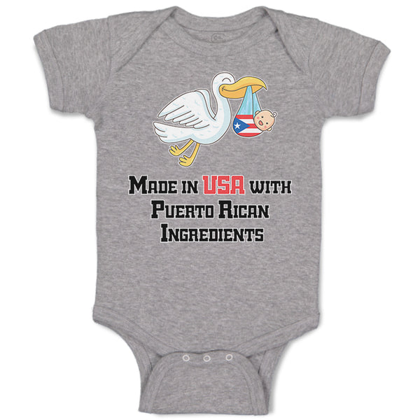 Baby Clothes Made in The Usa with Puerto Rican Ingredients Baby Bodysuits Cotton