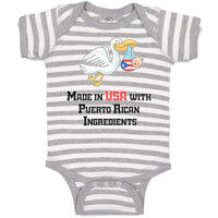 Baby Clothes Made in The Usa with Puerto Rican Ingredients Baby Bodysuits Cotton