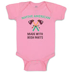 Baby Clothes Native American Made with Irish Parts Baby Bodysuits Cotton