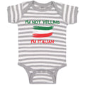 Baby Clothes I'M Not Yelling I'M Italian Baby Bodysuits Boy & Girl Cotton