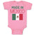 Baby Clothes Made in Mexico Funny Style C Baby Bodysuits Boy & Girl Cotton