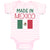 Baby Clothes Made in Mexico Funny Style C Baby Bodysuits Boy & Girl Cotton