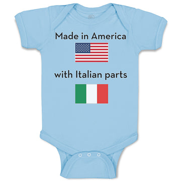 Baby Clothes Made in America with Italian Parts B Baby Bodysuits Cotton