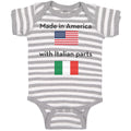 Baby Clothes Made in America with Italian Parts B Baby Bodysuits Cotton