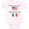 Baby Clothes Made in America with Italian Parts B Baby Bodysuits Cotton