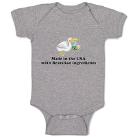 Baby Clothes Made in The Usa with Brazilian Parts Baby Bodysuits Cotton